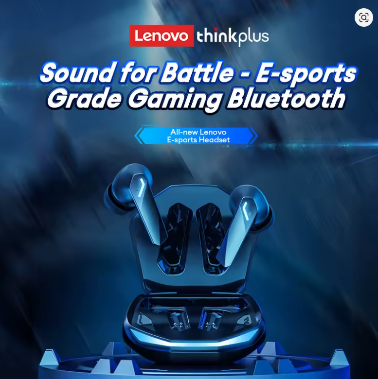 Original Lenovo GM2 Pro TWS Bluetooth 5.3 écouteurs double Modes jeu de musique écouteurs appels HD avec 2 micros intégrés casque de Sport