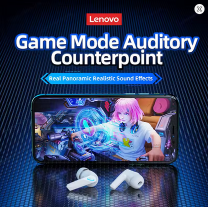 Original Lenovo GM2 Pro TWS Bluetooth 5.3 écouteurs double Modes jeu de musique écouteurs appels HD avec 2 micros intégrés casque de Sport