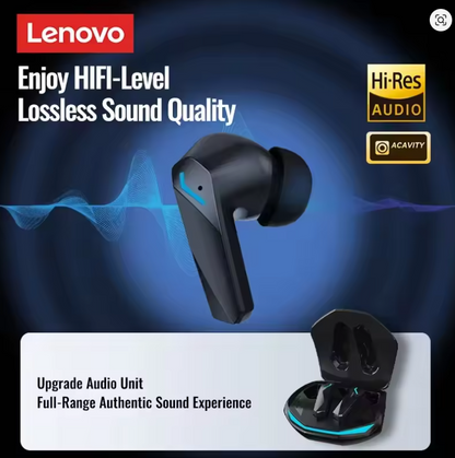 Original Lenovo GM2 Pro TWS Bluetooth 5.3 écouteurs double Modes jeu de musique écouteurs appels HD avec 2 micros intégrés casque de Sport