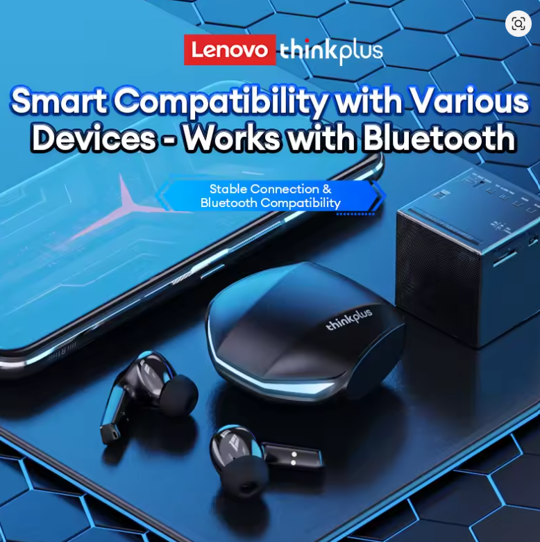 Original Lenovo GM2 Pro TWS Bluetooth 5.3 écouteurs double Modes jeu de musique écouteurs appels HD avec 2 micros intégrés casque de Sport
